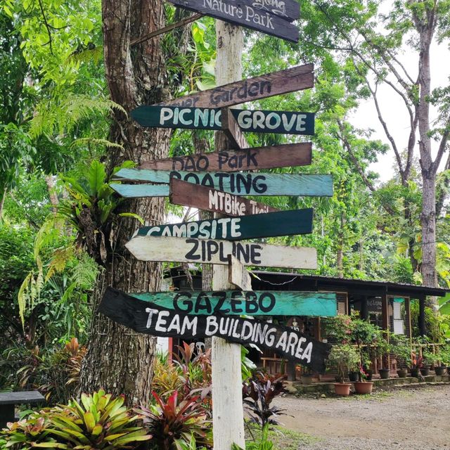 RELAXING NATURE PARK AT TAGUM CITY