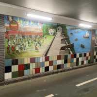 大嶼山北區總部警處：香港奧運徑（壁畫）