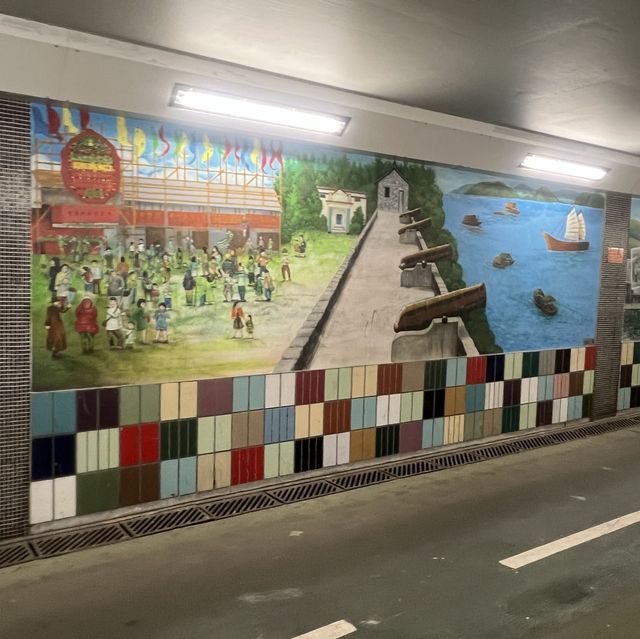 大嶼山北區總部警處：香港奧運徑（壁畫）