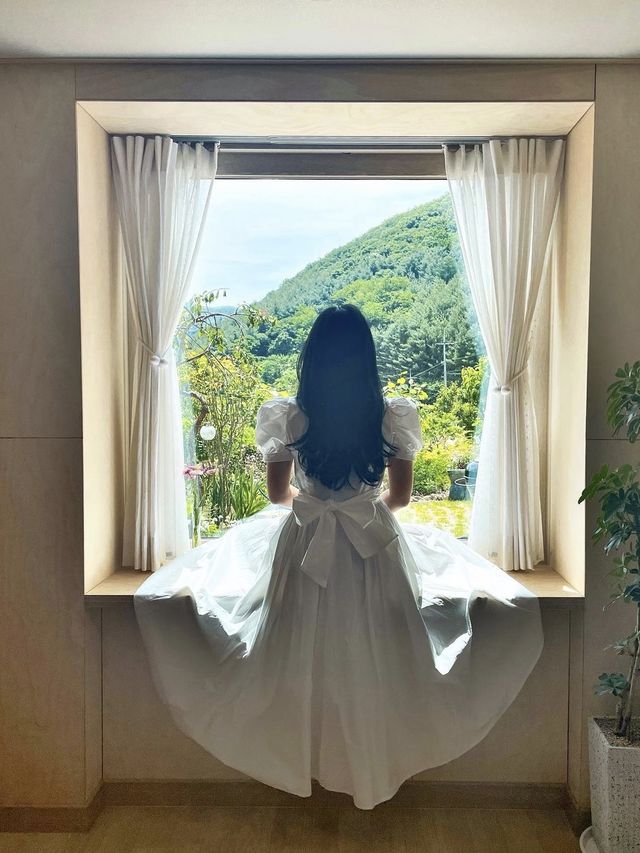 산속에 위치한 독채펜션 예사랑 도자기공예도 했어요🌱💚