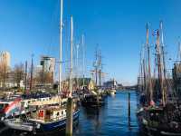 荷蘭🇳🇱鹿特丹 Rotterdam⛵️☀️Veerhaven美麗的港口景色