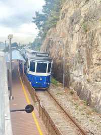 釜山海雲台藍線公園 之天空膠囊列車