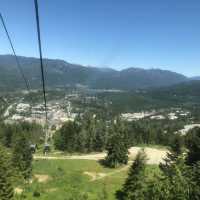 Amazing whistler peak to peak gondola