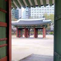 Grand Palace right in Seoul 