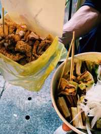 台北寧夏夜市｜米芝蓮美食、地道燒魷魚