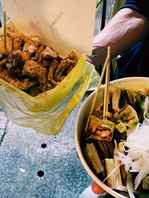 台北寧夏夜市｜米芝蓮美食、地道燒魷魚