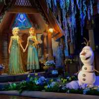 香港迪士尼全球首個World of Frozen日夜黃昏美景