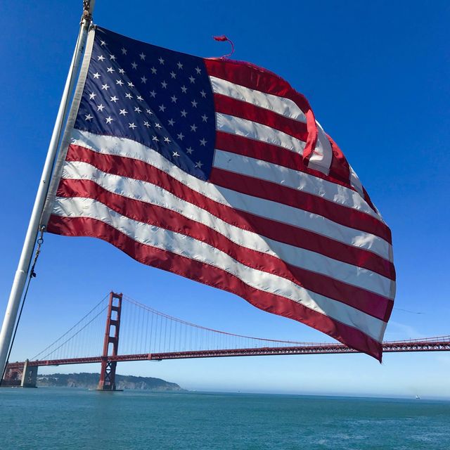 Spanning the majestic Golden Gate Strait