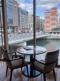 【福岡カフェ】中洲の景色を一望できる贅沢なカフェ