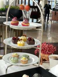 High tea with Twin Tower View 