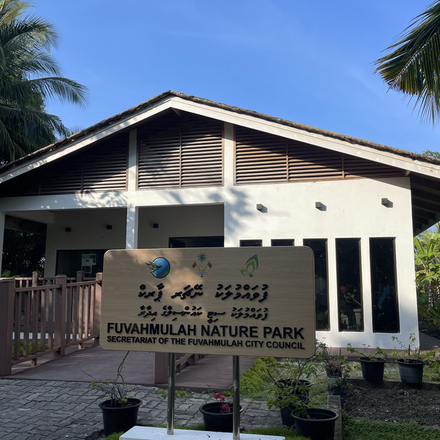 Unique nature park in idyllic island