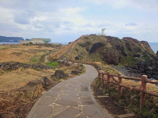 Strolling at Seopjikoji at Jeju Island