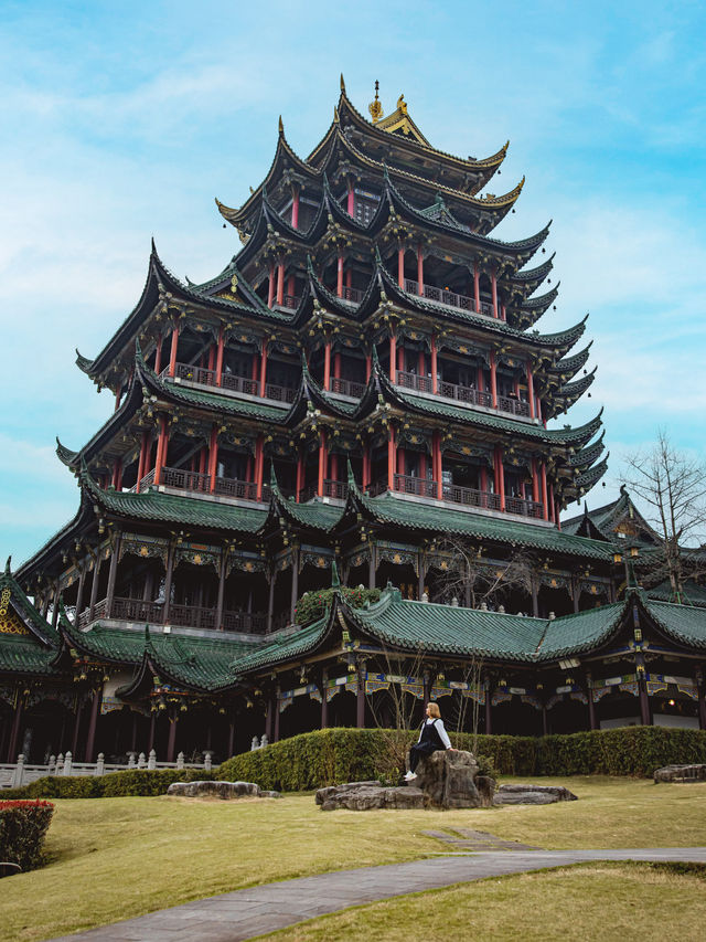 Hong’ensi Forest Park ชมวิวมุมสูงฉงชิ่ง ค่ำๆสวยมาก