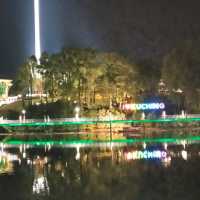 Spectacular waterfront in Kuching