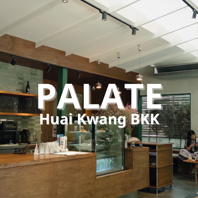 Palate Coffee ☕️ Roaster BKK คาเฟ่ย่านห้วยขวาง 