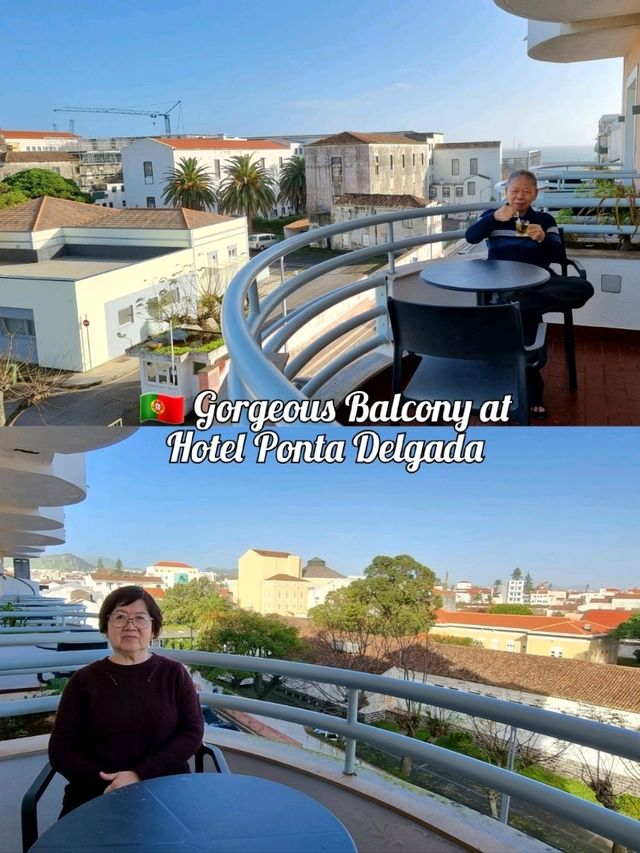 🇵🇹 Gorgeous Balcony at Hotel Ponta Delgada