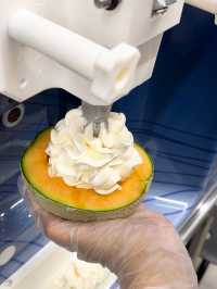 【北九州カフェ】夏限定盛り盛りのメロンソフト🍈🍦
