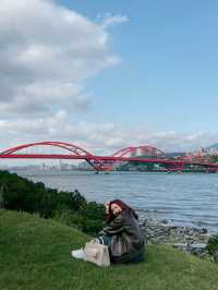 Guandu Bridge🌁 Another great spot on the way to Tamsui