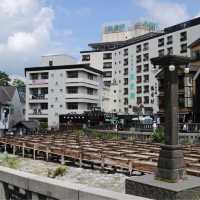 A town dedicated to onsen soaking 
