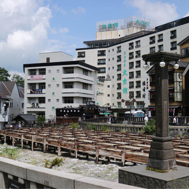 A town dedicated to onsen soaking 