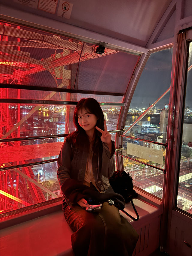 오사카 야경 명소, 바다 뷰 관람차 ‘덴포잔 대관람차