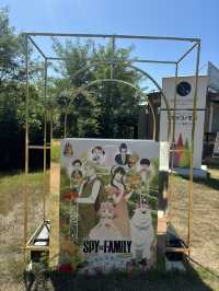 淡路島　ニジゲンノモリSPY×FAMILYのフォトスポットエリア！