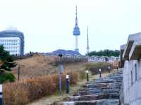 Namsan Mountain Park สวนสาธารณะวิว N Seoul tower สถานที่ชมใบไม้เปลี่ยนสีสุดปัง!