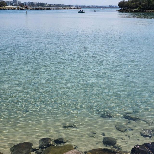 Local beach in Sunshine Coast