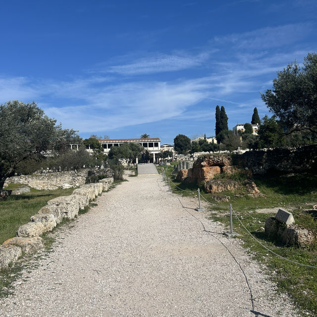 ギリシャ旅行　古代アゴラ
