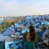 インドネシアのかわいすぎる青の村♡