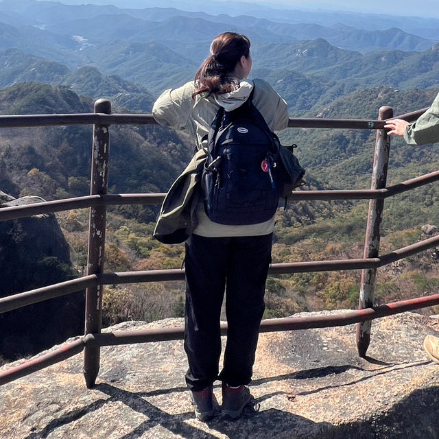 가을 단풍 절정인 속리산 문장대 🍁