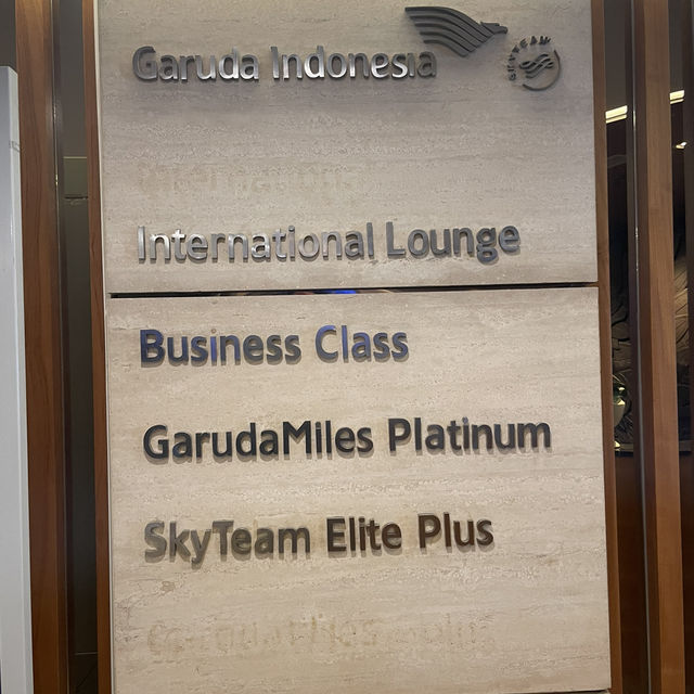 Garuda lounge สนามบินจาร์การต้า