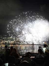 熱海城前から見る熱海花火大会🎆