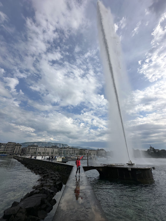 🇨🇭船河遊日內瓦湖⛲️近距離觀賞日內瓦大噴泉