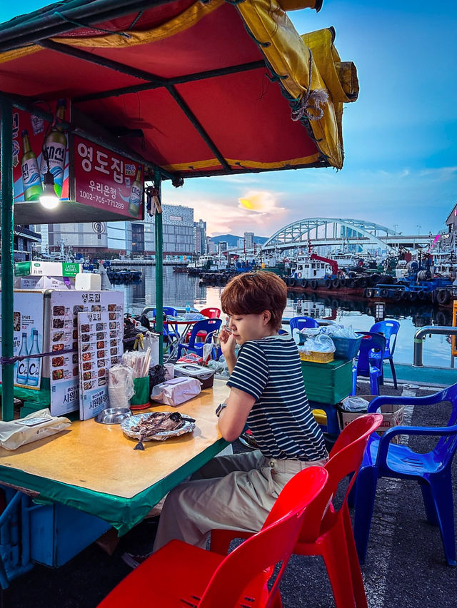 낭만 가득한 부산의 밤 “영도 포차거리”🍻🖤