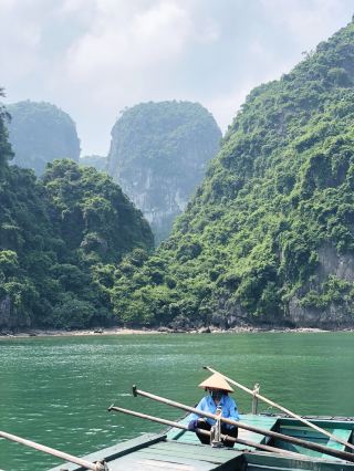The backdrop of the movie Avatar, Ha Long Bay in northern Vietnam.