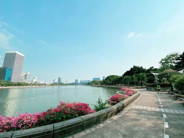 【タイ バンコク】都会のオアシス　ベンジャキティ公園