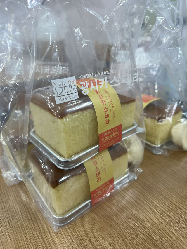 예산시장 카스테라, 촉촉한 디저트