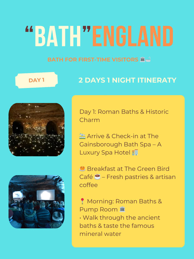 Bath itinerary 