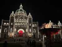 【カナダ🇨🇦】ブリティッシュコロンビア国会議事堂とその美しい夜景