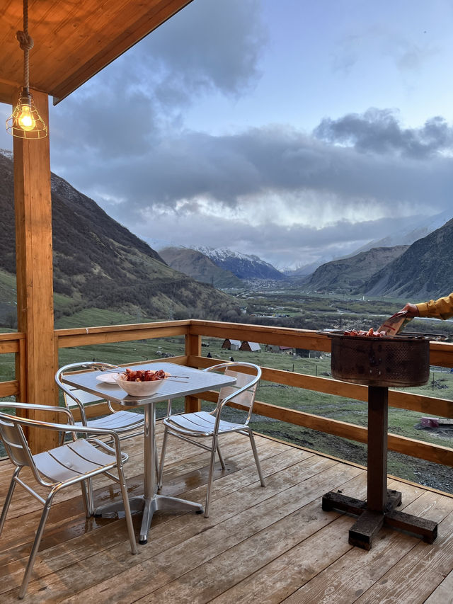 ✨ Kazbegi Homestay BBQ with a View That Stole My Heart!