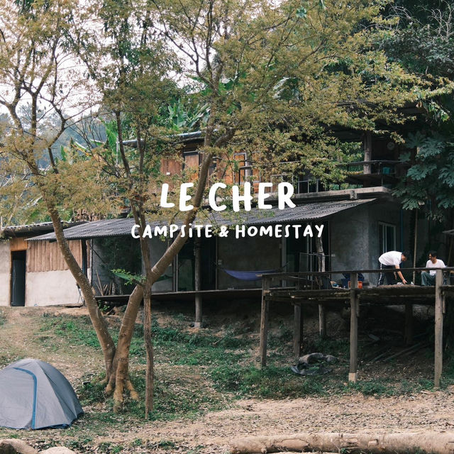 โฮมสเตย์เล็ก ๆ ในเชียงใหม่วิวน้ำตก Le Cher Campsit