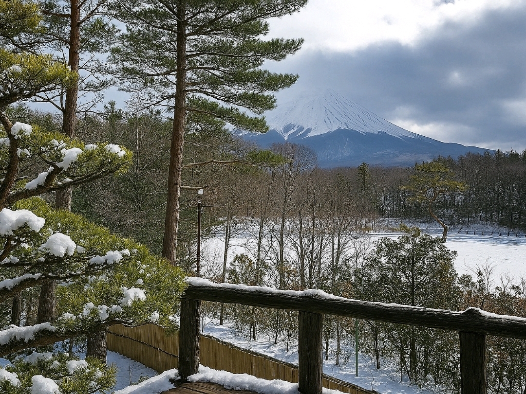 If you want to take a day trip to Lake Kawaguchi and take a bath to see Mount Fuji, you can go to Fuji Viewing Hot Spring