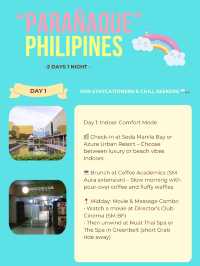 Parañaque itinerary 
