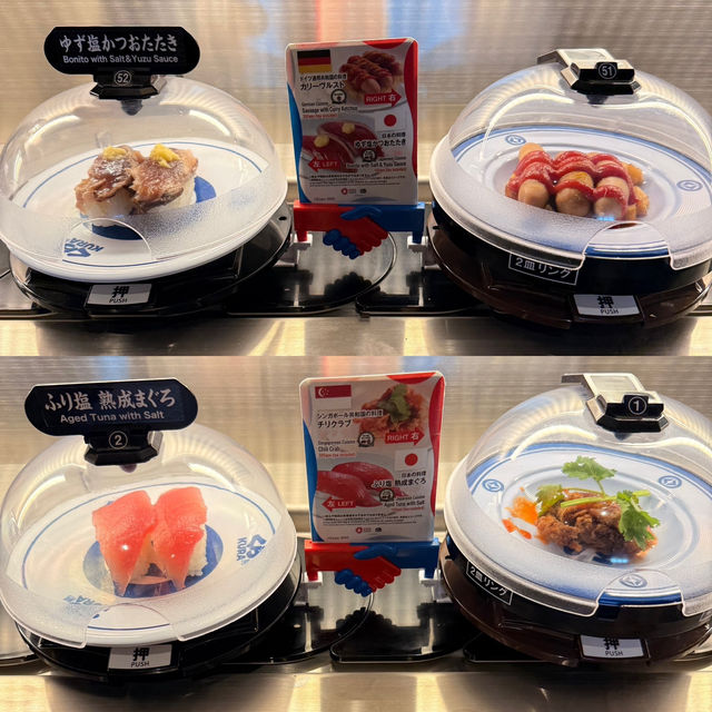 【大阪万博】万博限定！70ヵ国の料理が回る✨ウワサのくら寿司✨