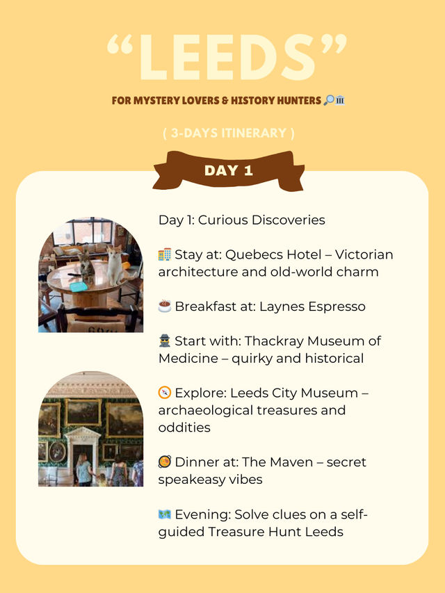 Leeds 3-days itinerary 💕