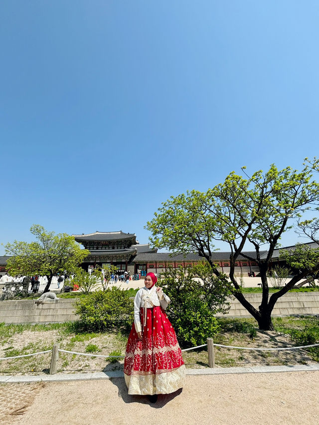 Wearing Hanbok Walk Around Gyeongbokgung Palace😍