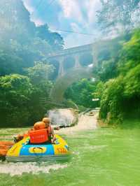 四川龍門山雲溪谷漂流遊玩攻略，夏天必去