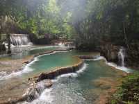🌿💦 Laos: Discovering Southeast Asia's "Mini Jiuzhaigou" at Kuang Si Falls!