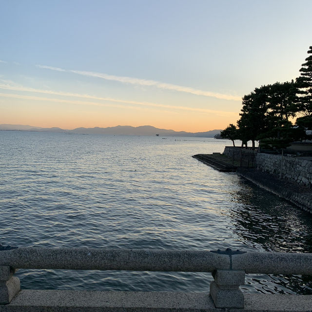 【滋賀🇯🇵】湖に浮かぶ御堂？？